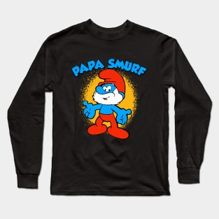 Papa Smurf Long Sleeve T-Shirt